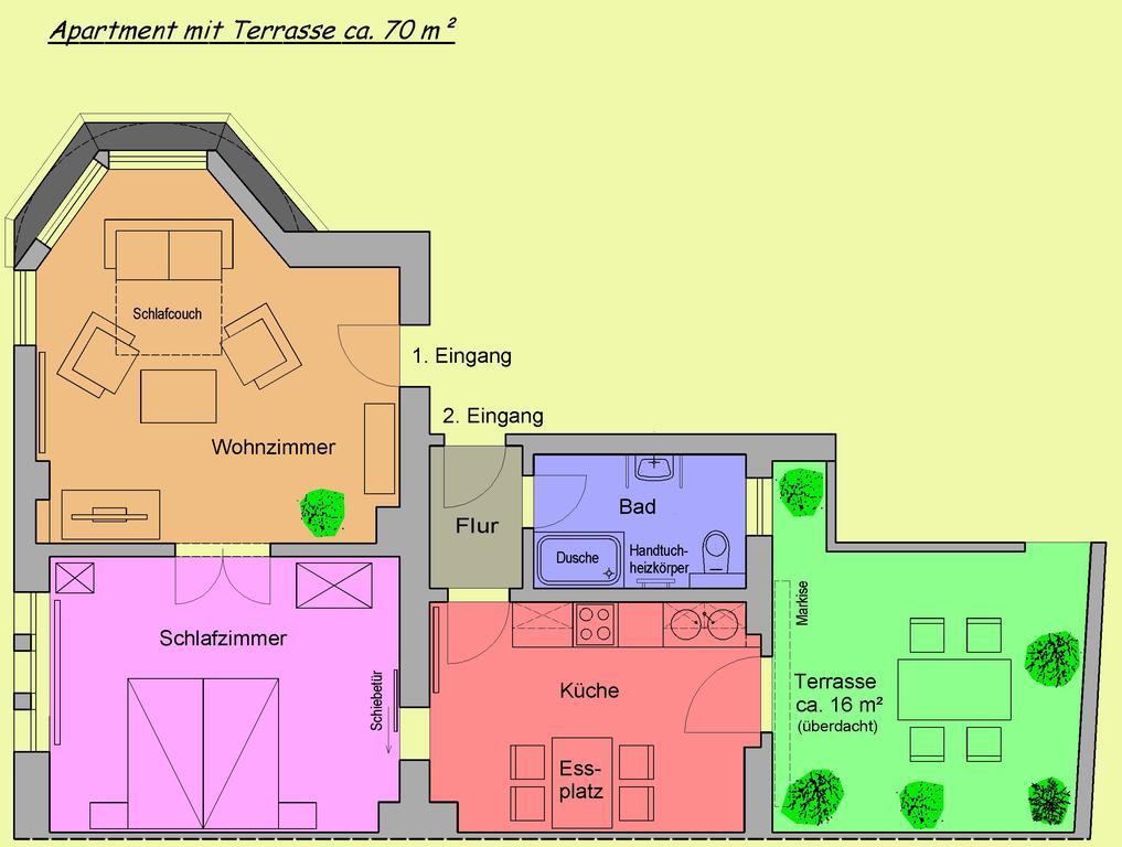 Sonnenhaus Ferienwohnungen Traben-Trarbach Exteriör bild